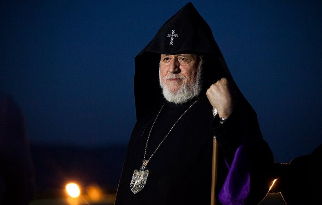 Catholicos of All Armenians Congratulates Re-Elected Artsakh President Mr. Bako Sahakyan