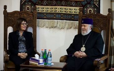 Catholicos of All Armenians Received the President of the Serbian National Assembly