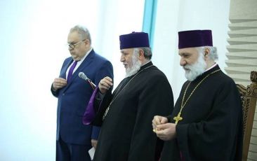 Catholicos of All Armenians Received Delegation from Pázmány Péter Catholic University of Hungary