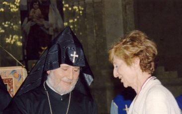 His Holiness Condolences on the occasion of the passing of Louise Manoogian Simone