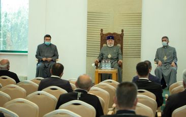 Catholicos of All Armenians received the Priests of the Armavir Diocese