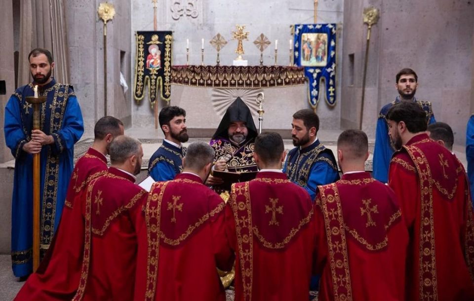Candidature Service of Deacons was held in the Mother See