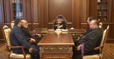 Meeting of the Members of the International Conference with the Armenian Patriarch