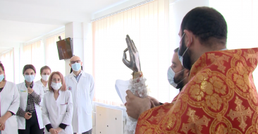 The Right Hand of St. Luke the Evangelist in the Hospitals of Yerevan