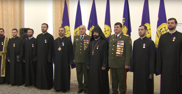 Soldiers of the Armenian Army and Clergy were Awarded on the Occasion of the Armed Forces Day