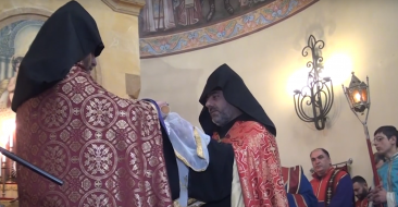 Bishop Hovnan Hakobyan Celebrated His First Divine Liturgy as the Primate of the Diocese of Gougark