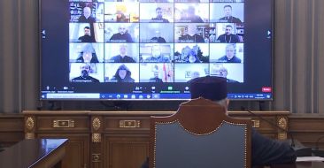 A Remote Meeting with the Clergy of the Eastern Diocese of the Armenian Church of North America