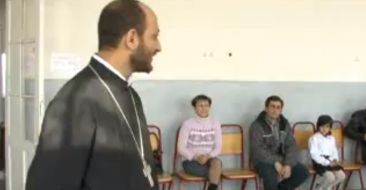 Visit of "Ararat" youth union's members to special school in Noubarashen