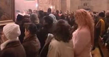 Christmas Eve celebration in St. Sarkis Church in Yerevan