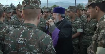 Catholicos of All Armenians Congratulates People of Artsakh on the Republic Day