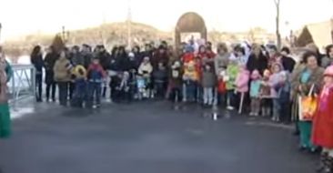 Celebration in St. Sarkis church in Nork, Yerevan