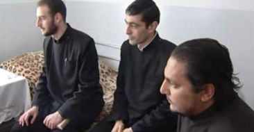 Armenian clergy is visiting hospital in Vagharshapat