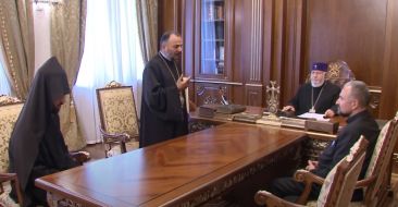 His Holiness Karekin II Conveyed His Blessings to the Newly Ordained Rev. Fr. Atanas Sarkisyan