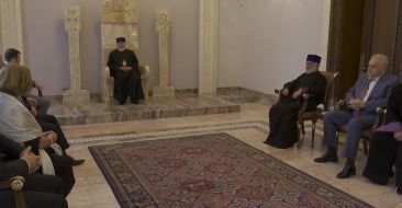 The Catholicos of All Armenians Hosted a Group of Pilgrims from Hungary