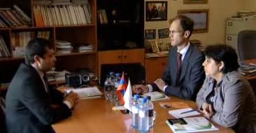 Ambassador of Switzerland visits ECLOF Armenia in the Mother See