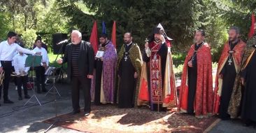 On May 8, the people of Vanadzor gathered near the cross-stone dedicated to the liberation of Shushi