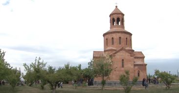 Pilgrimage to the Holy Resurrection Church in Nerkin Dvin