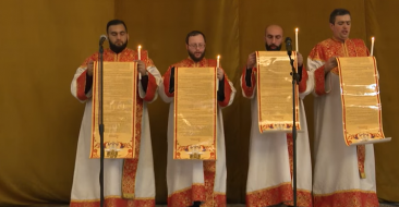 Candlelight Divine Liturgy in the Mother Church in Yerevan