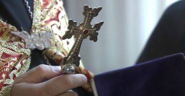Home-Blessing Service the family of Ruben Poghosyan, who passed away in the 44-day war