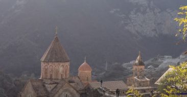 The Clergy Continues to Pray in Dadivank