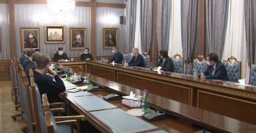 Catholicos of All Armenians Received the Delegation from France