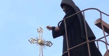 The crosses of the newly built Holy Cross Church in Stepanavan were consecrated