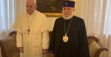 Catholicos of All Armenians Met With His Holiness Pope Francis