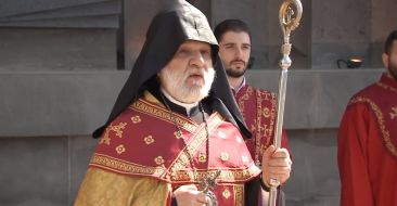 Prayer was Offered for Steadfastness of Artsakh, Strenght of Armed Forces and Peace of Fatherland