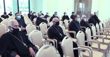 The Pontiff of All Armenians Received the Priests serving in the Churches of Yerevan