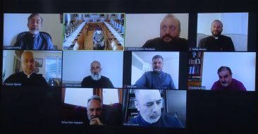 Catholicos of All Armenians Held a Video Conference with Leaders of the Armenian Church in Europe