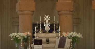 Consecration of a Cross-stone at the St. Marianne Church of Ashtarak