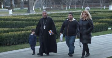 Catholicos of All Armenians Hosted  a Children from the “Sun-Children” Center