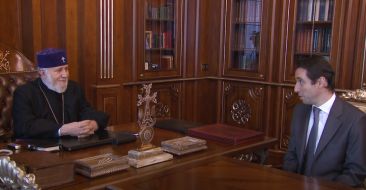 First Official Visit of Mr. Hayk Marutyan, Mayor of Yerevan; to the Mother See