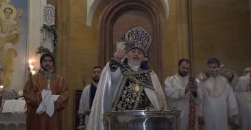 Feast of the Holy Nativity and Theophany in the Armenain Church Complex Moscow