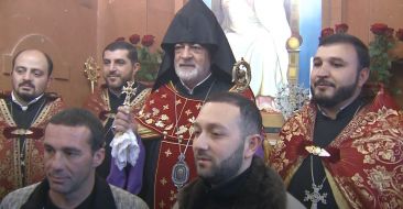 Consecration of the Holy Altar of the Holy Apostles Church in Shengavit