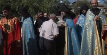 Sangibaran Gospel at the Shoghakat Monastery