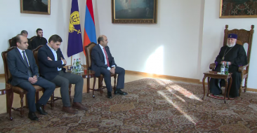 Catholicos of All Armenians Received Head of the "Bright Armenia"  Party