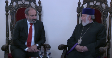 Catholicos of All Armenians Met with Mr. Nikol Pashinyan, Acting Prime Minister of Armenia