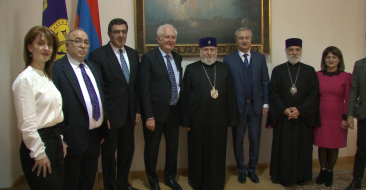 Catholicos of All Armenians Received Dr. James Truchard