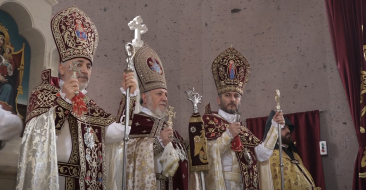 His Holiness Consecrated the Armenian Church in Novosibirsk