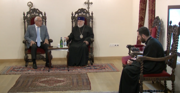 The Catholicos of All Armenians received the president of AGBU