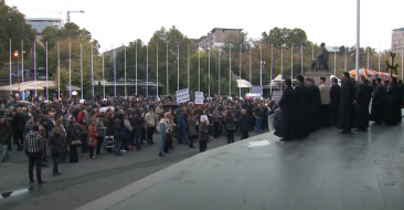 Protest against the holding of the LGBT Christian forum in Armenia