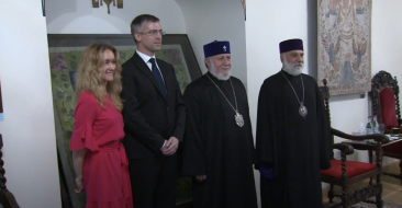 The Catholicos of All Armenians received the Ambassador of the Kingdom of Sweden to Armenia