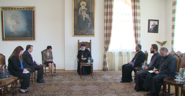 The Catholicos of All Armenians received the US Ambassador to Armenia