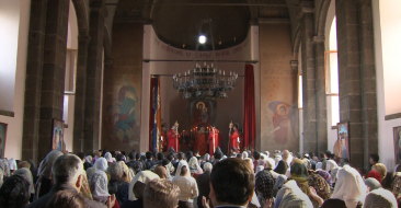 Feast of the Holy Translators in the St. Mesrop Mashtots Church of Oshakan