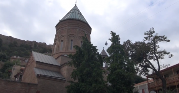 S. On the memorial day of Gevorg Zoravar, Tbilisi St. in Gevorg church