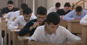 Entrance exams at Gevorgyan Seminary