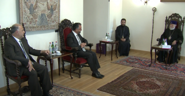 The Catholicos of All Armenians received the Director of the Interfaith Affairs Department of the American Jewish Committee