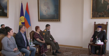 Major Sargis Stepanyan Visited the Mother See