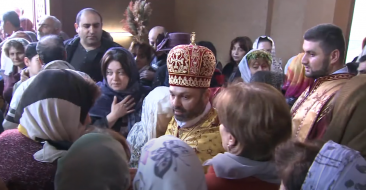 Palm Sunday Celebrated St. Anna Church of Yerevan